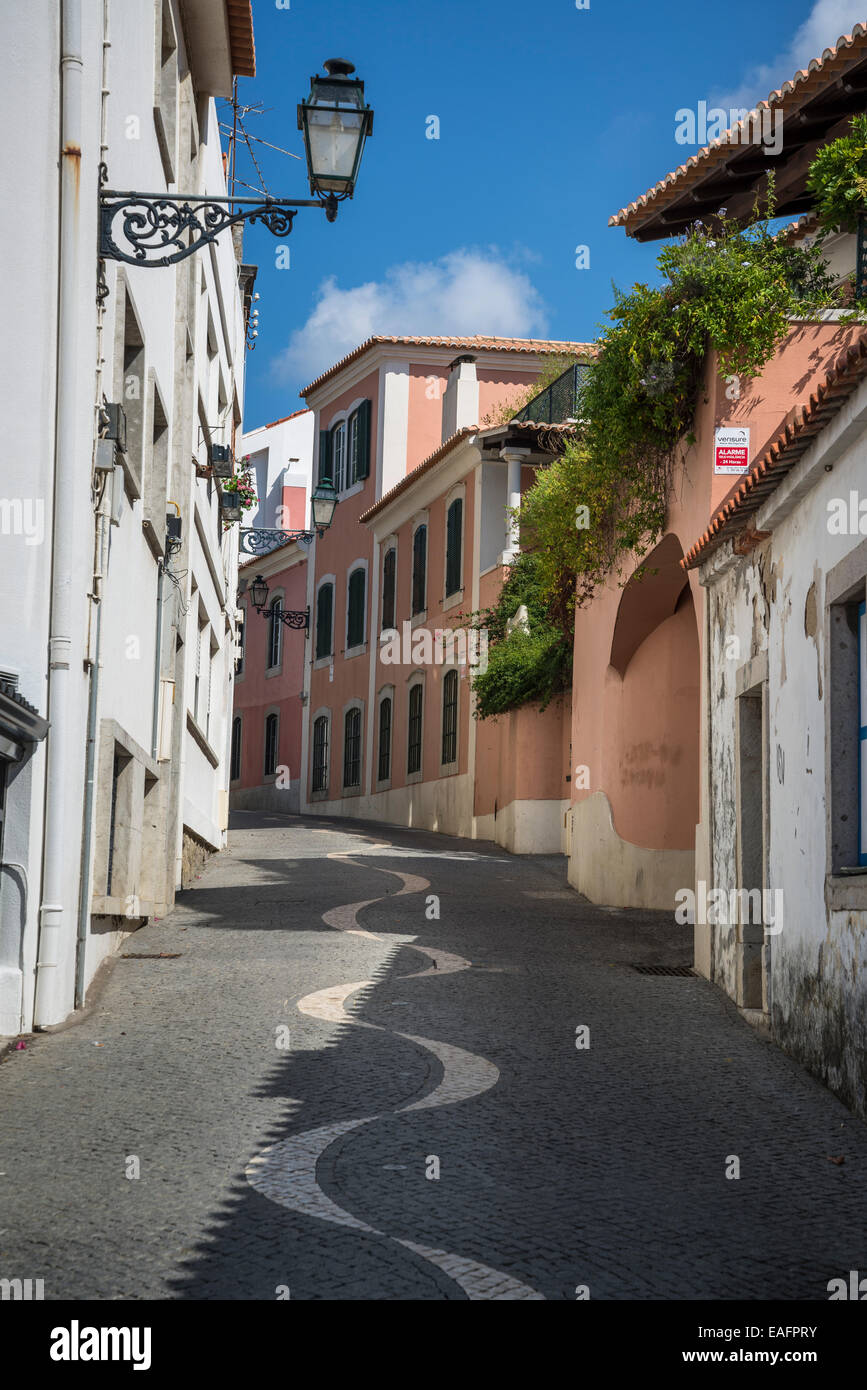 Strada di Cascais, Lisbona, Portogallo Foto Stock