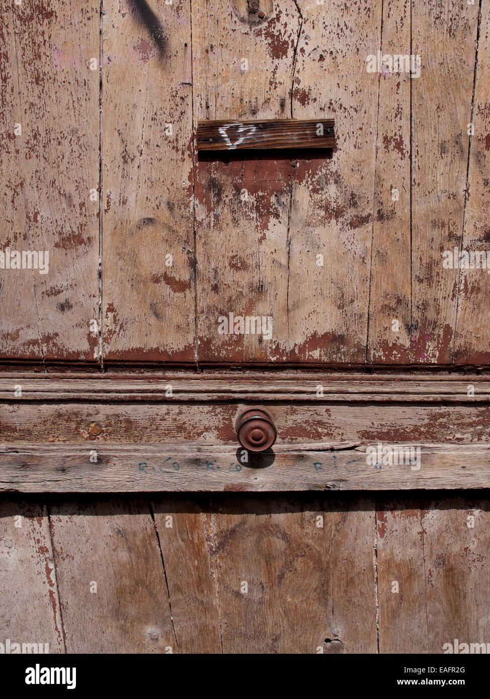 Portello invecchiato. Foto Stock