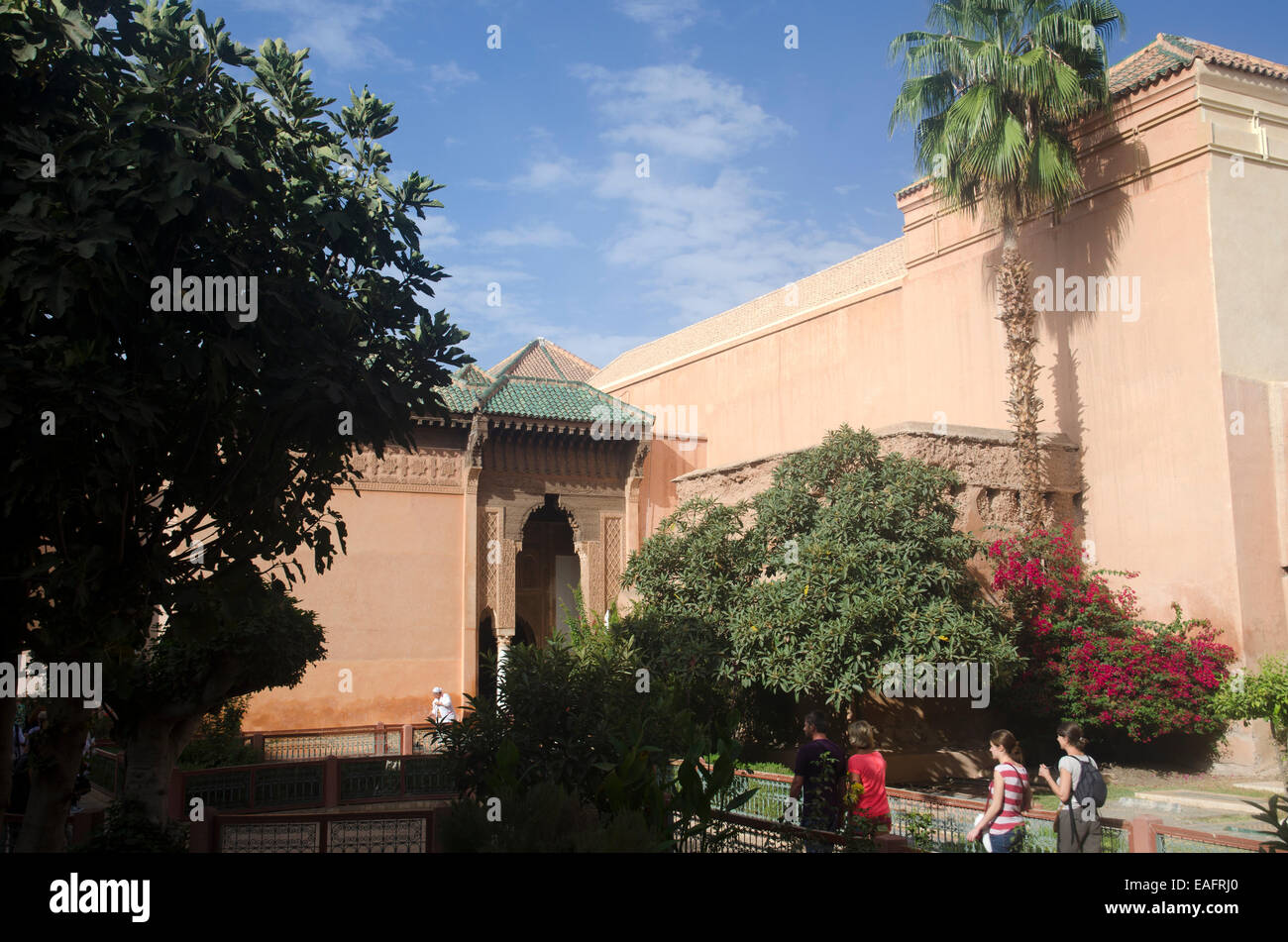 Tombe Saadiane Marrakech marocco Foto Stock
