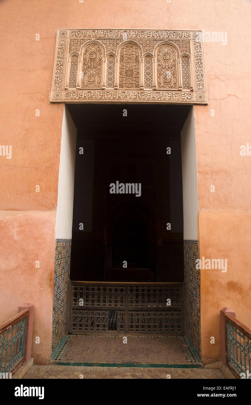 Tombe Saadiane Marrakech marocco Foto Stock