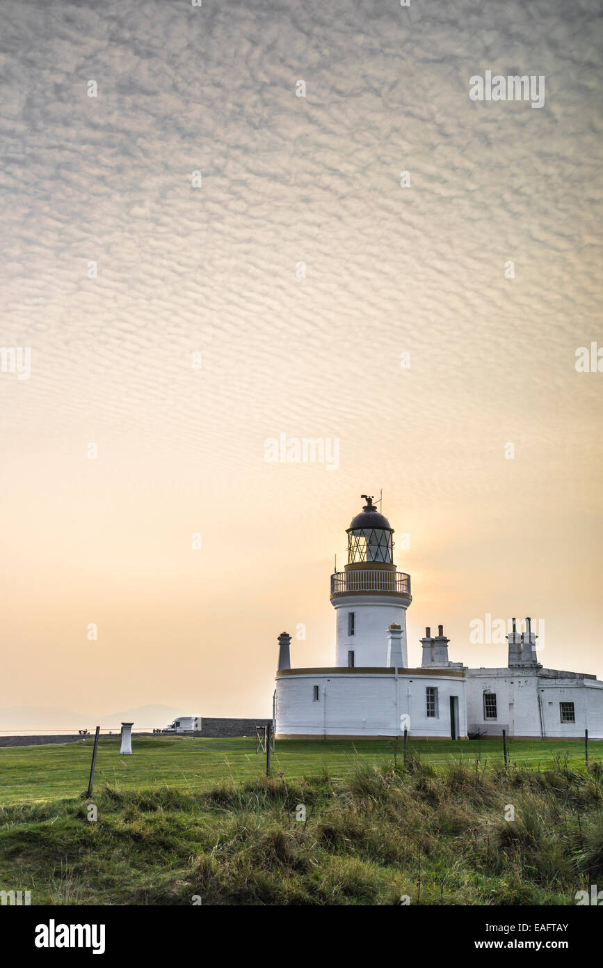 Chanonry Point Lighthouse sul Black Isle in Scozia. Foto Stock