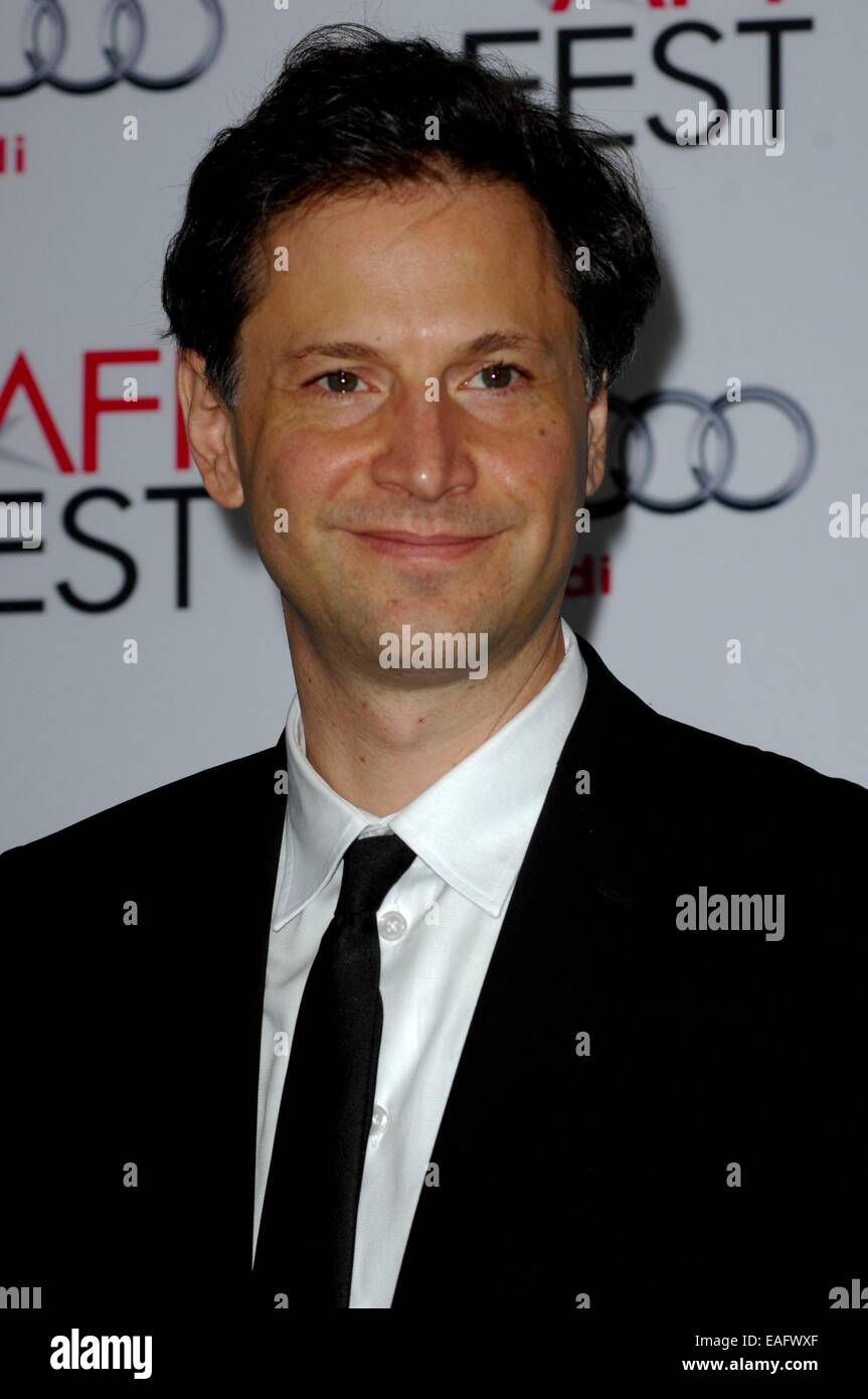 Los Angeles, CA, Stati Uniti d'America. Xiii Nov, 2014. Bennett Miller presso gli arrivi per FOXCATCHER Premiere a AFI FEST 2014, Dolby Theatre a Hollywood e Highland Center, Los Angeles, CA Novembre 13, 2014. Credito: Elizabeth Goodenough/Everett raccolta/Alamy Live News Foto Stock