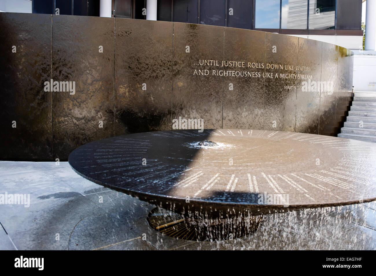 I diritti civili Memorial Centre a Montgomery in Alabama Foto Stock