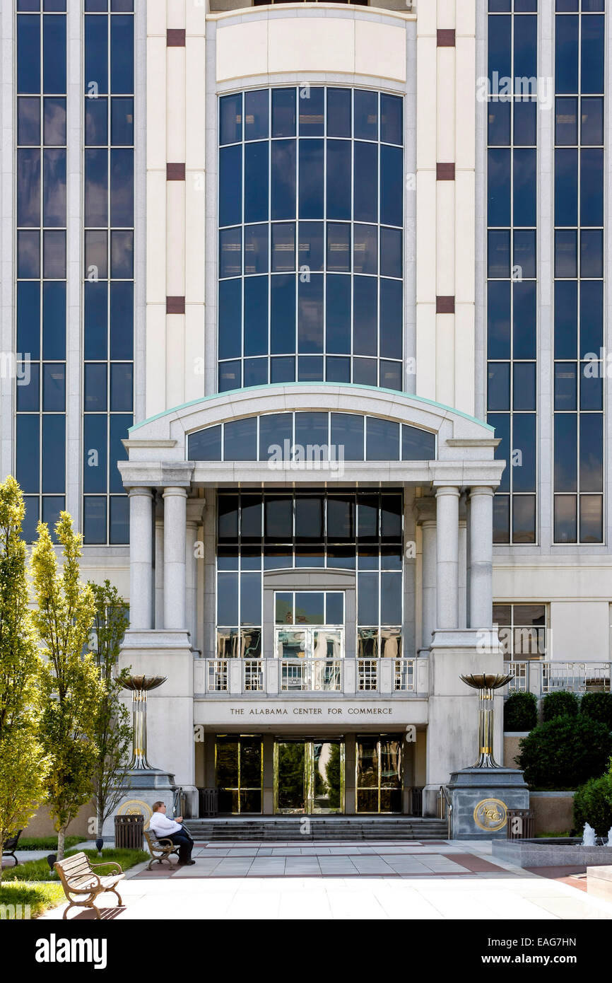 L'Alabama State Department of Commerce building in Montgomery Foto Stock