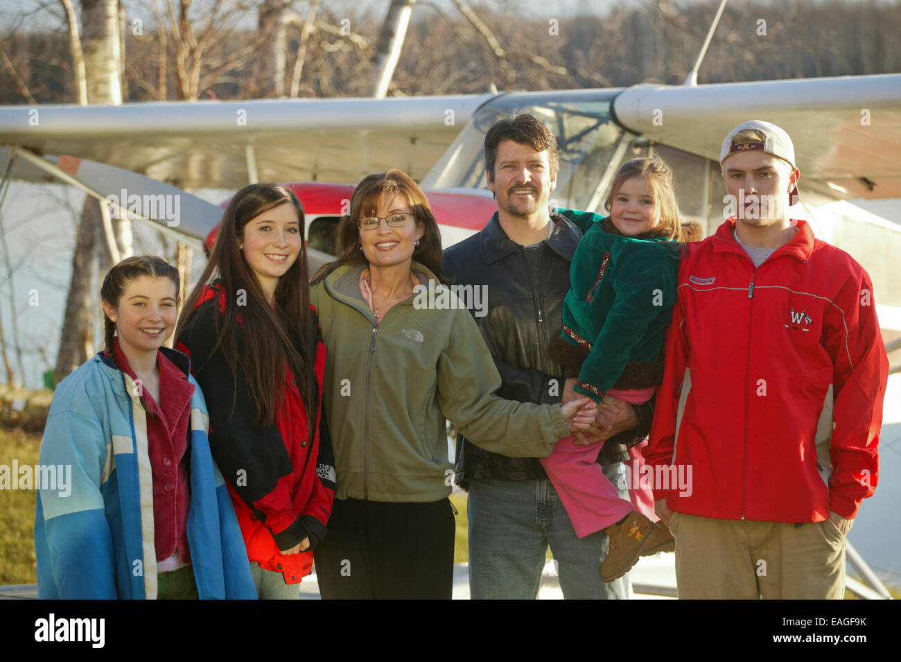 Adulto,Alaska,autunno,Bristol Palin,piano Bush Foto Stock