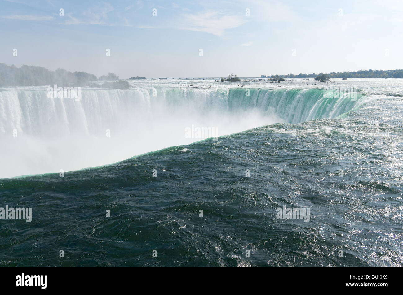 Cascate Horseshoe, Niagara Falls visto dall'alto Ontario, Canada Foto Stock