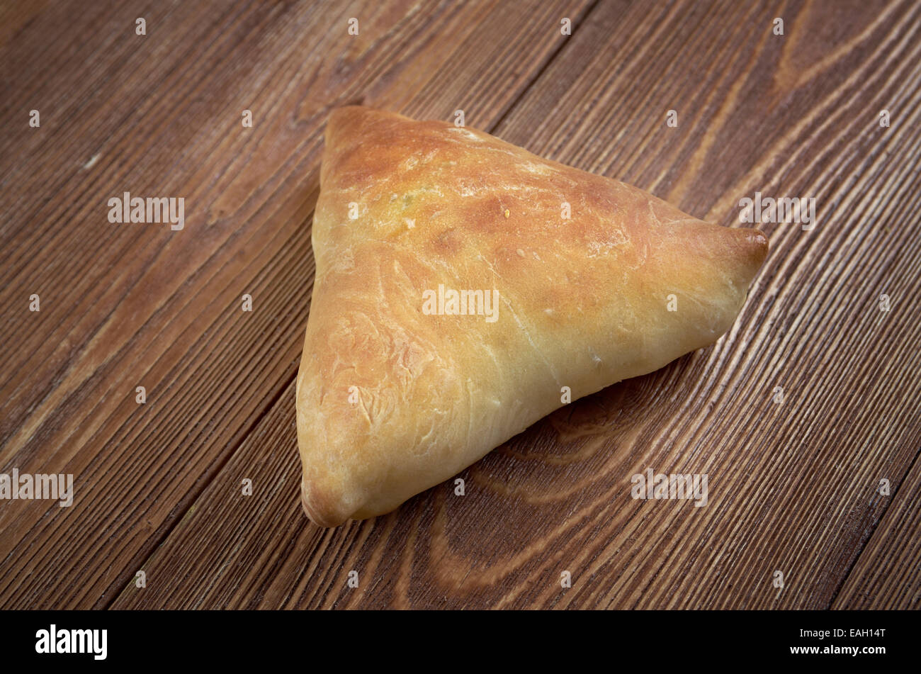 Samosa - ripiene al forno pasticceria.cucine locali dell Asia del sud, sud-est asiatico, in Asia centrale e sud-ovest Asia, Arabian Peninsu Foto Stock