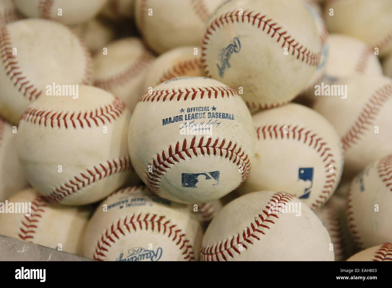 Sfera, Novembre 14, 2014 - Baseball : 2014 Tutte le serie Star Game 2 tra il Giappone e la MLB tutte le stelle a Tokyo Dome a Tokyo in Giappone. (Foto di YUTAKA/AFLO SPORT)[1040] Foto Stock