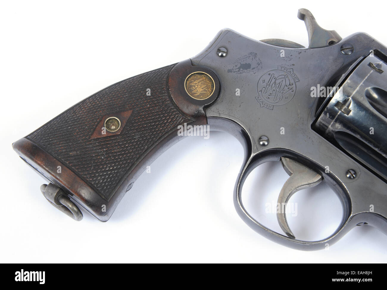 Smith e wesson revolver da WW1 rilasciato al membro del Royal Flying Corps Foto Stock