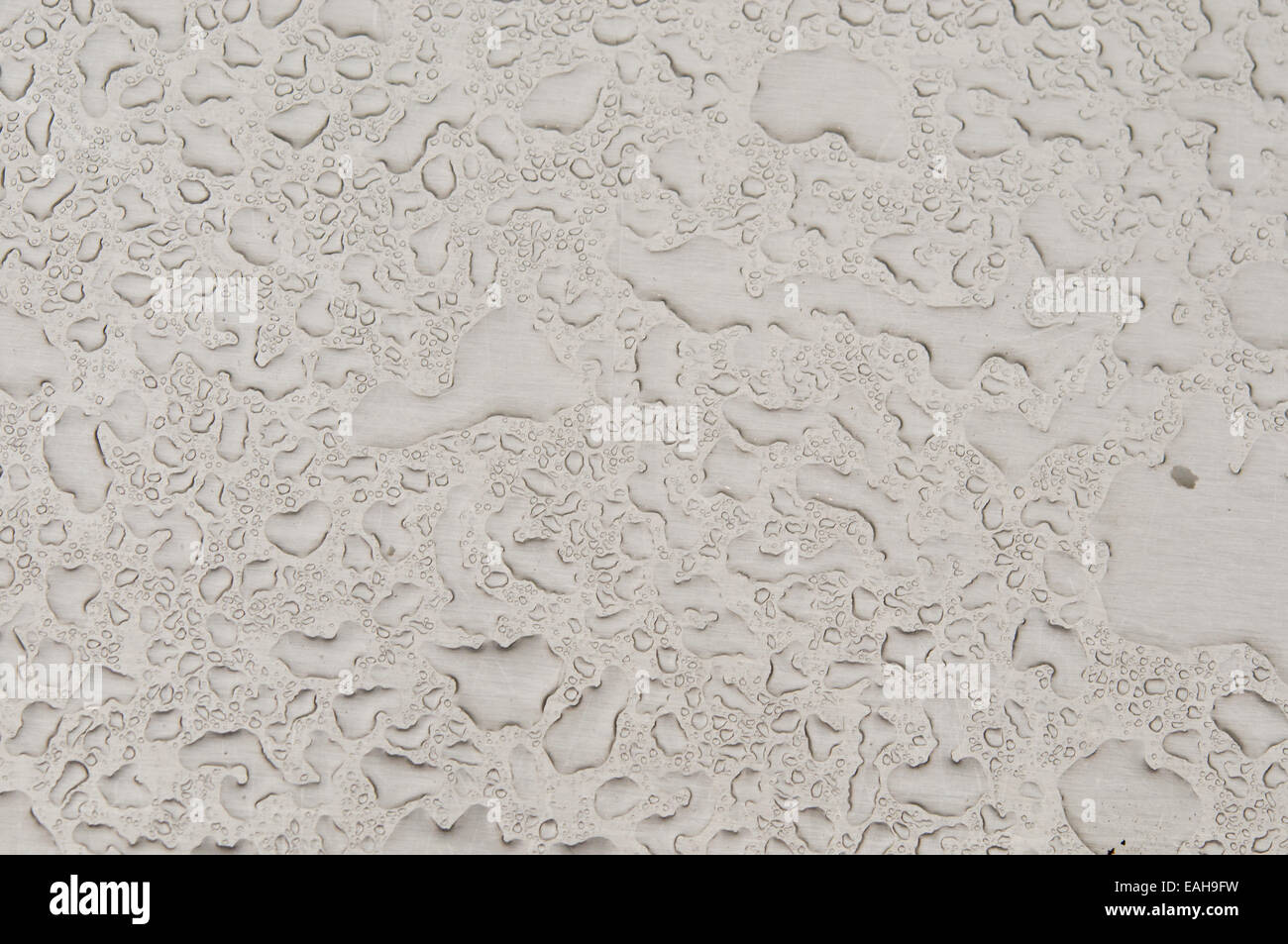 Gocce d'acqua sulla ancora. Bacground astratto Foto Stock