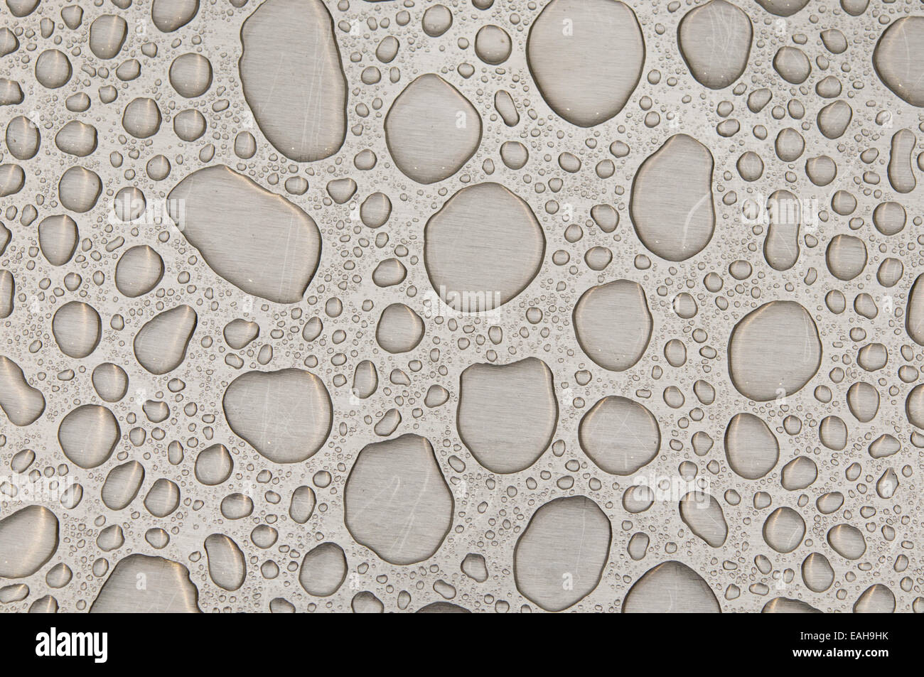 Gocce d'acqua sulla ancora. Bacground astratto Foto Stock