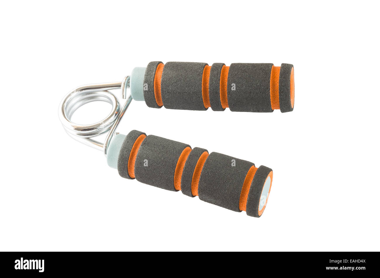 Polso e avambraccio muscolo attrezzatura ginnica isolato su bianco Foto Stock