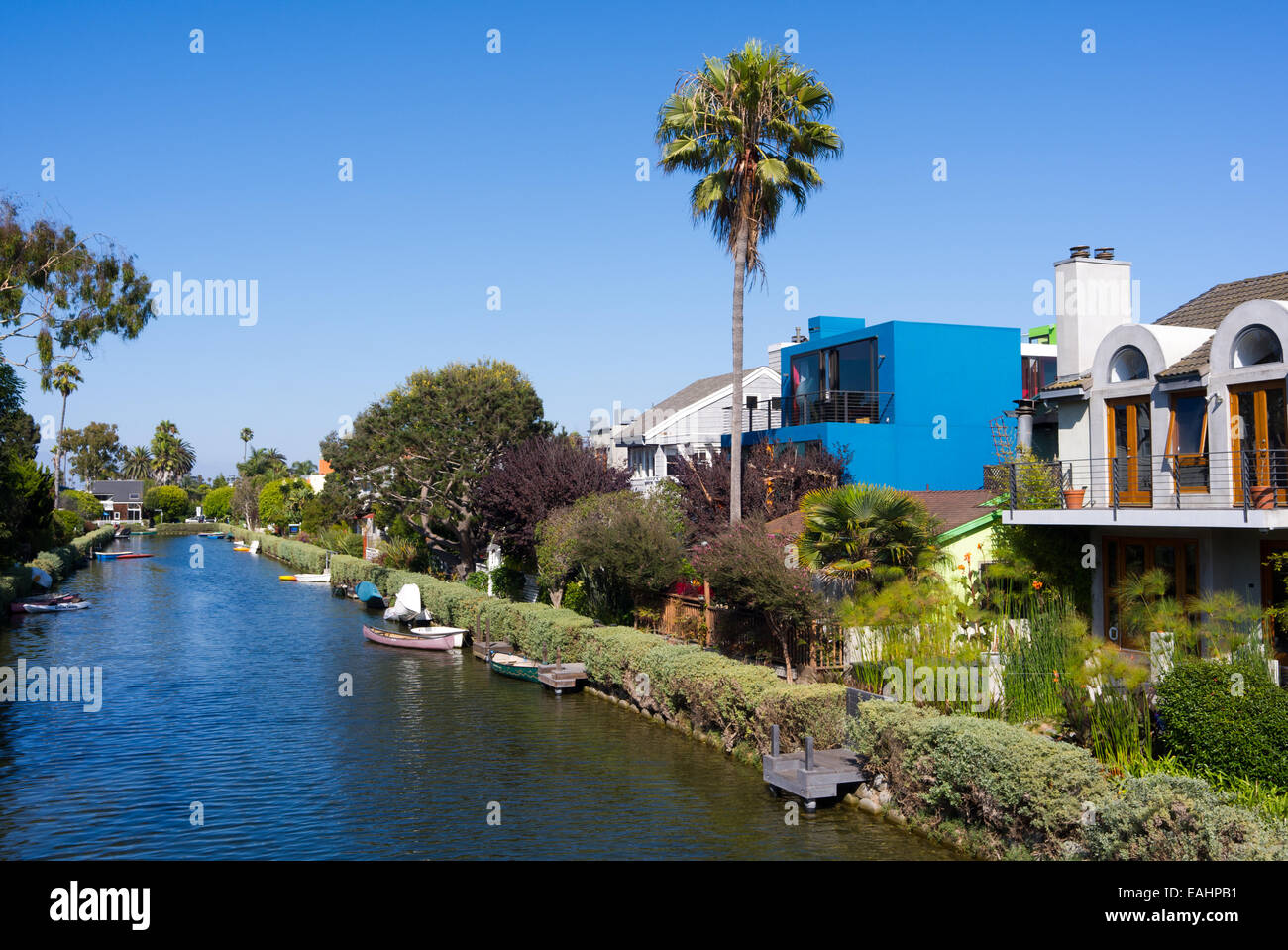 Canali a Venezia, Los Angeles, California, Stati Uniti d'America Foto Stock
