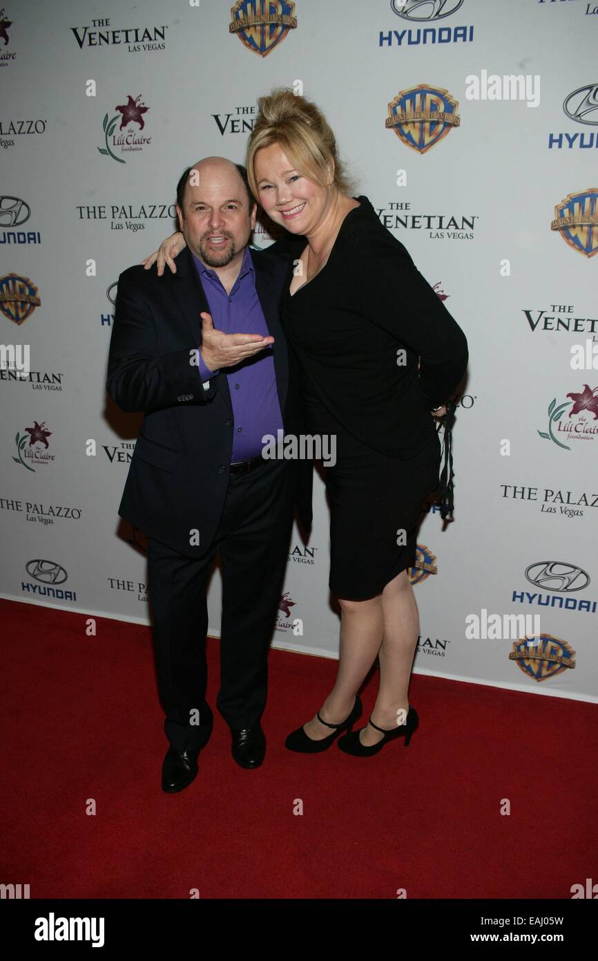 Las Vegas, Nevada, USA. Xv Nov, 2014. Jason Alexander, Caroline Rhea presso gli arrivi di Lili Claire 'vivere la vostra passione' vantaggio di celebrità e concerto, il Palazzo di Las Vegas, Las Vegas NV, Novembre 15, 2014. Credito: James Atoa/Everett raccolta/Alamy Live News Foto Stock