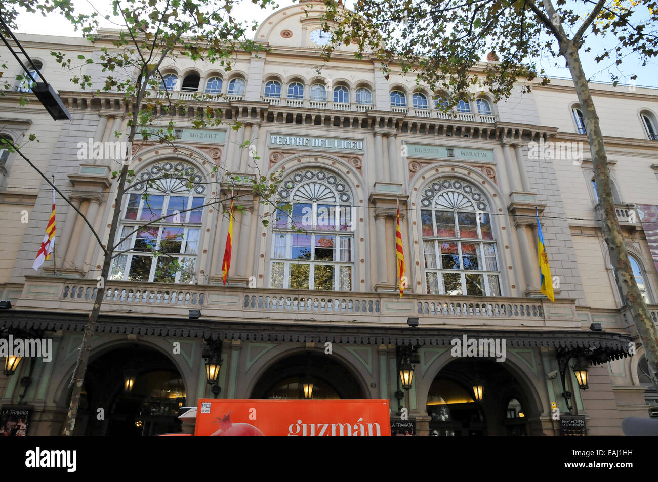Gran Teatre del Liceu di Barcellona, in Catalogna, Spagna Foto Stock