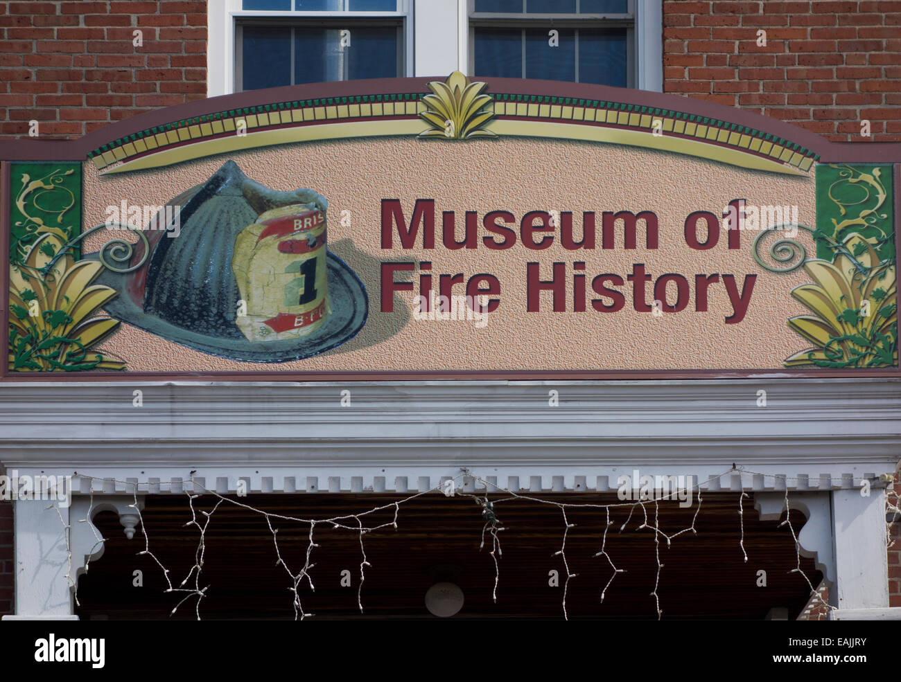 Museo della storia di fuoco in Bristol CT Foto Stock