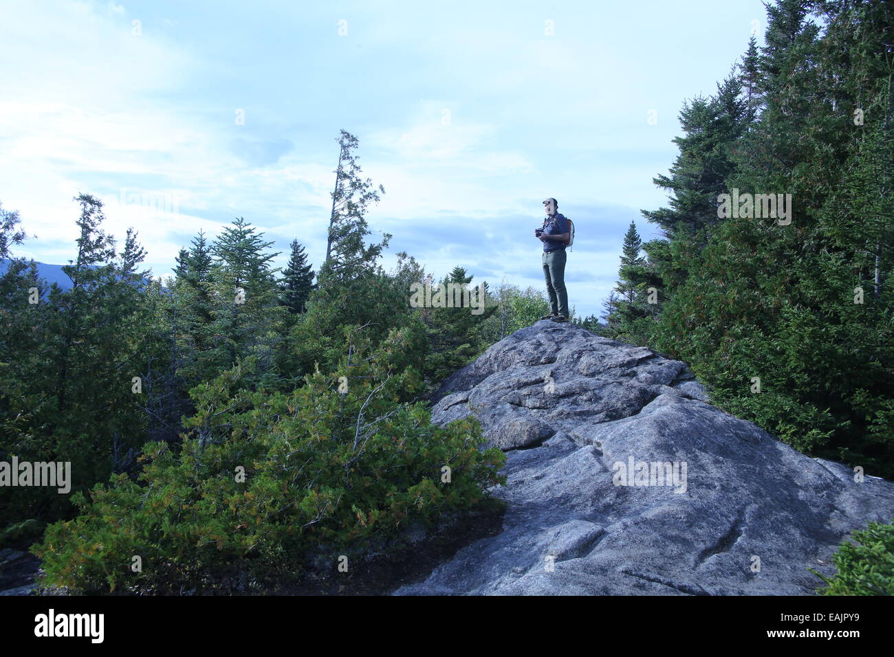 Vista degli Adirondacks da mt. jo in Lake Placid, NY foto di jen lombardo Foto Stock