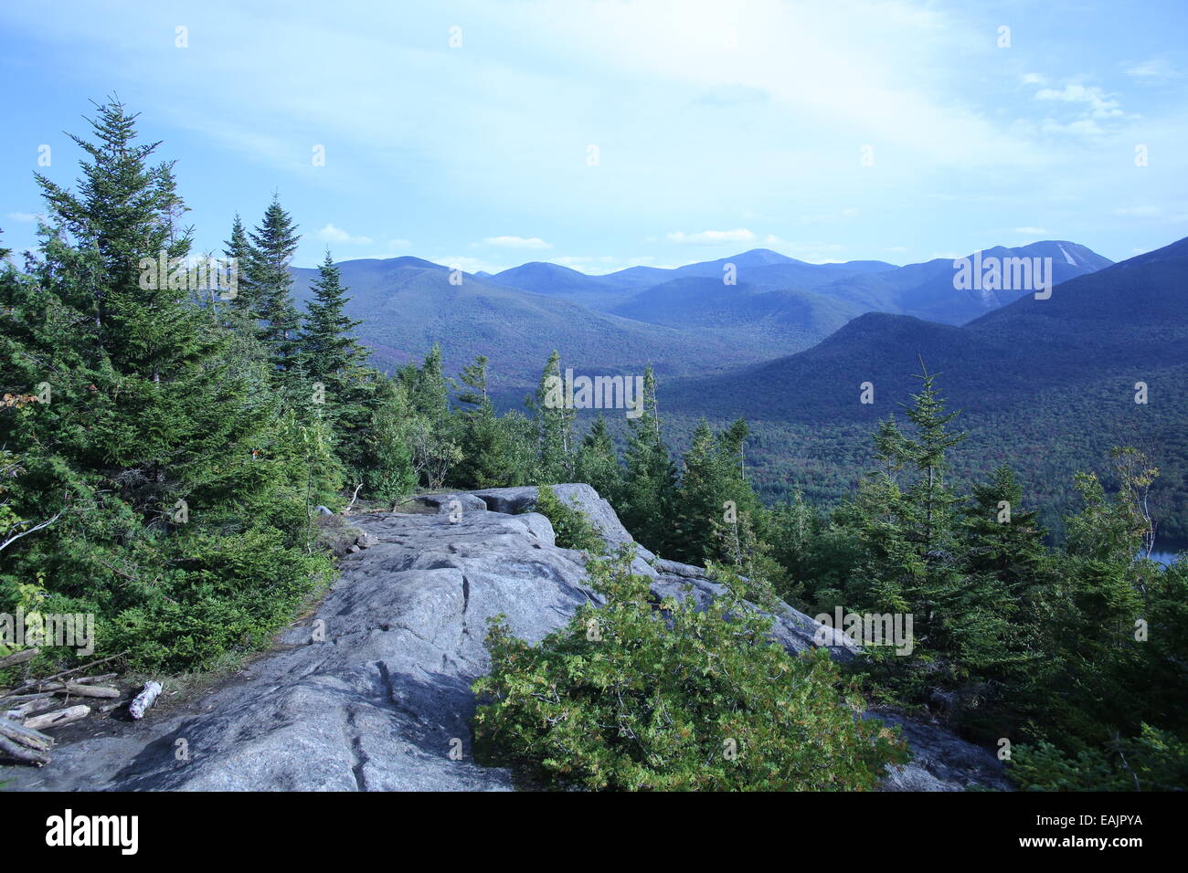 Vista degli Adirondacks da mt. jo in Lake Placid, NY foto di jen lombardo Foto Stock
