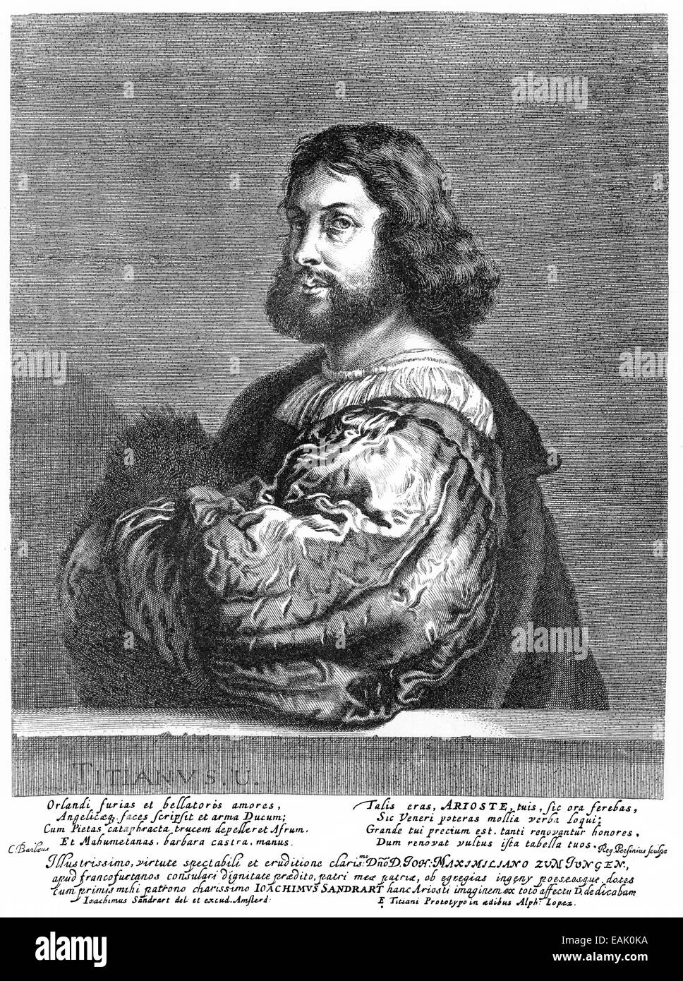 Ludovico ariosto ariost umanista italiano immagini e fotografie stock