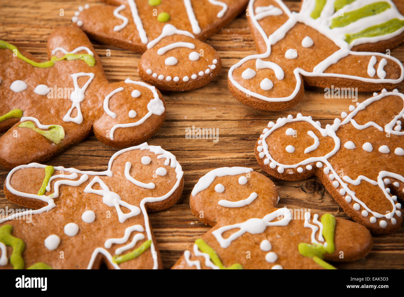 Biscotti Di Natale Panpepato.Concetto Di Natale Con I Tradizionali Biscotti Di Panpepato Su Legno Foto Stock Alamy