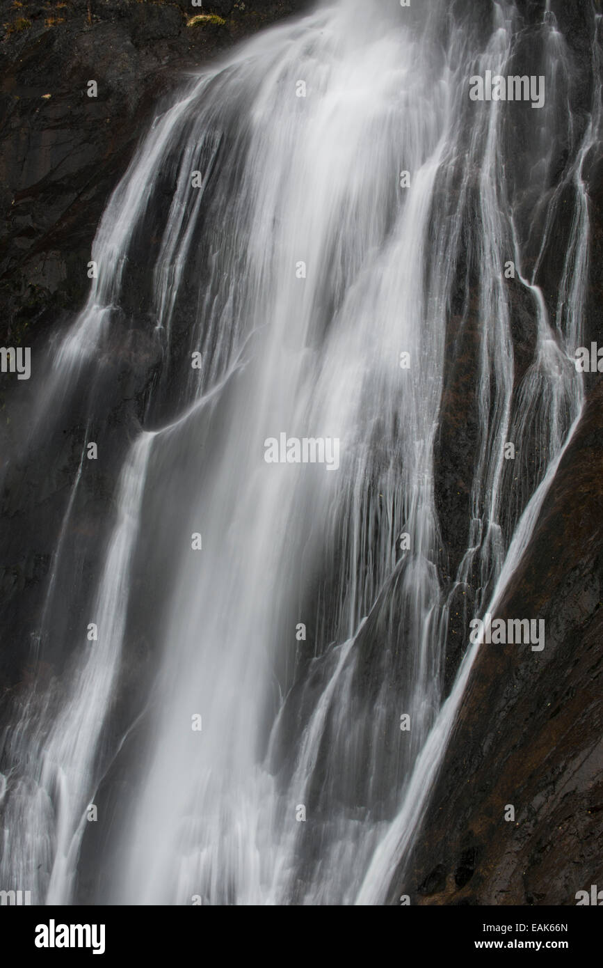 Aber Falls, Gwynedd, il Galles del nord Foto Stock