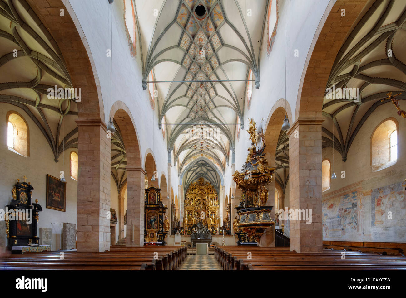 La Cattedrale di Gurk, interno, Gurk - in Carinzia La Carinzia, Austria Foto Stock