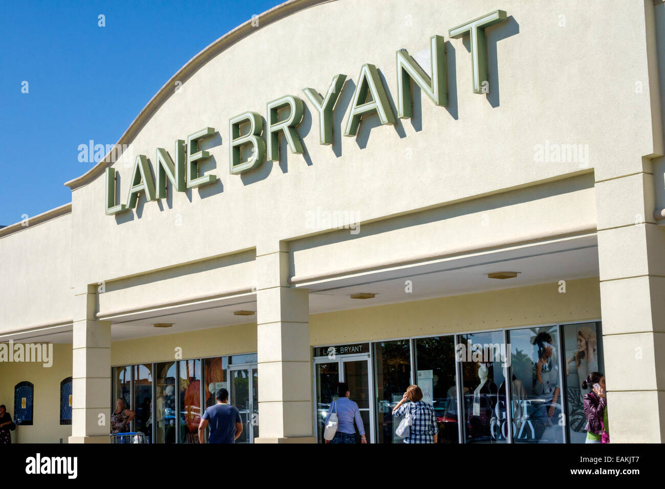 Miami Florida,Hialeah,Lane Bryant,donna,abbigliamento,più dimensioni,dimensioni,fronte,ingresso,shopping shopper shopping negozi mercati mercato mercati mercato buyi Foto Stock