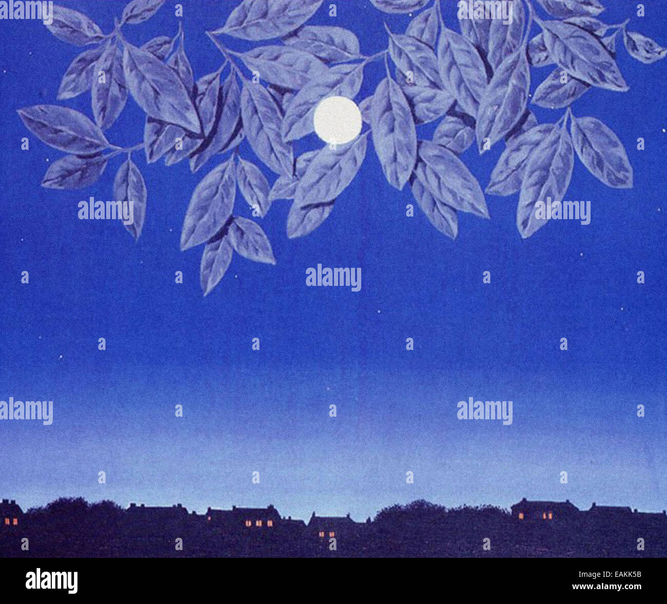 René Magritte la pagina vuota Foto Stock