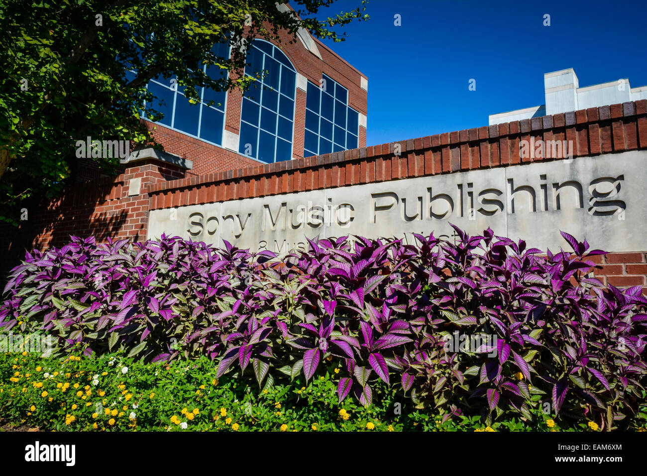 Sony Music Publishing, il più grande music publishing company nel mondo sulla musica Square West a Nashville, TN Foto Stock