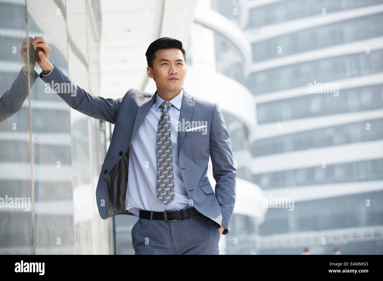 Eastern business man la fiducia in sé stessi Foto Stock