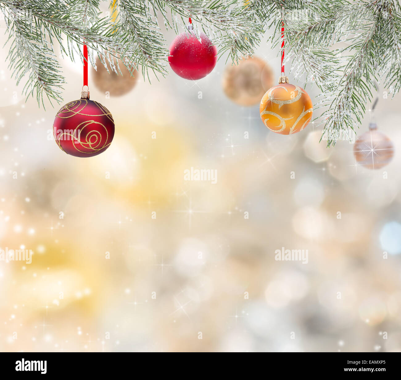 Abstract sfondo di Natale, close-up. Foto Stock