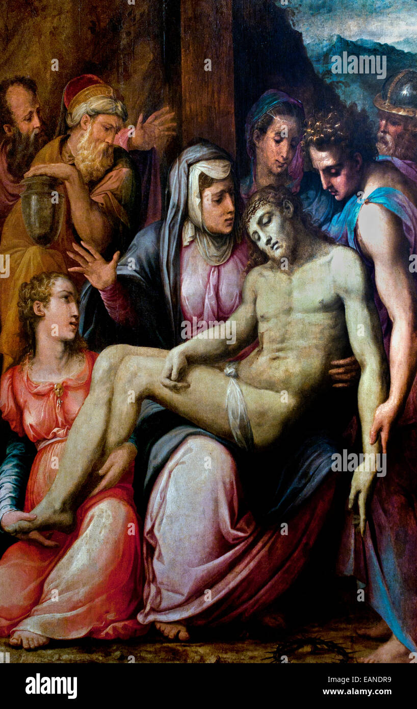 Pietà di Giorgio Vasari 1511 - 1574 Italia Italiano Foto Stock