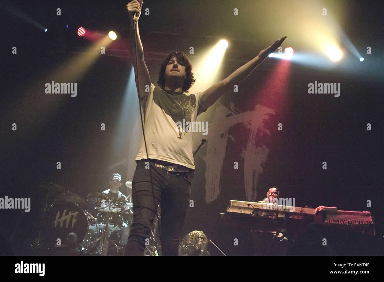 Abbraccio eseguire a O2 Academy Glasgow offre: abbracciare dove: Glasgow, Scotland, Regno Unito quando: 16 Maggio 2014 Foto Stock