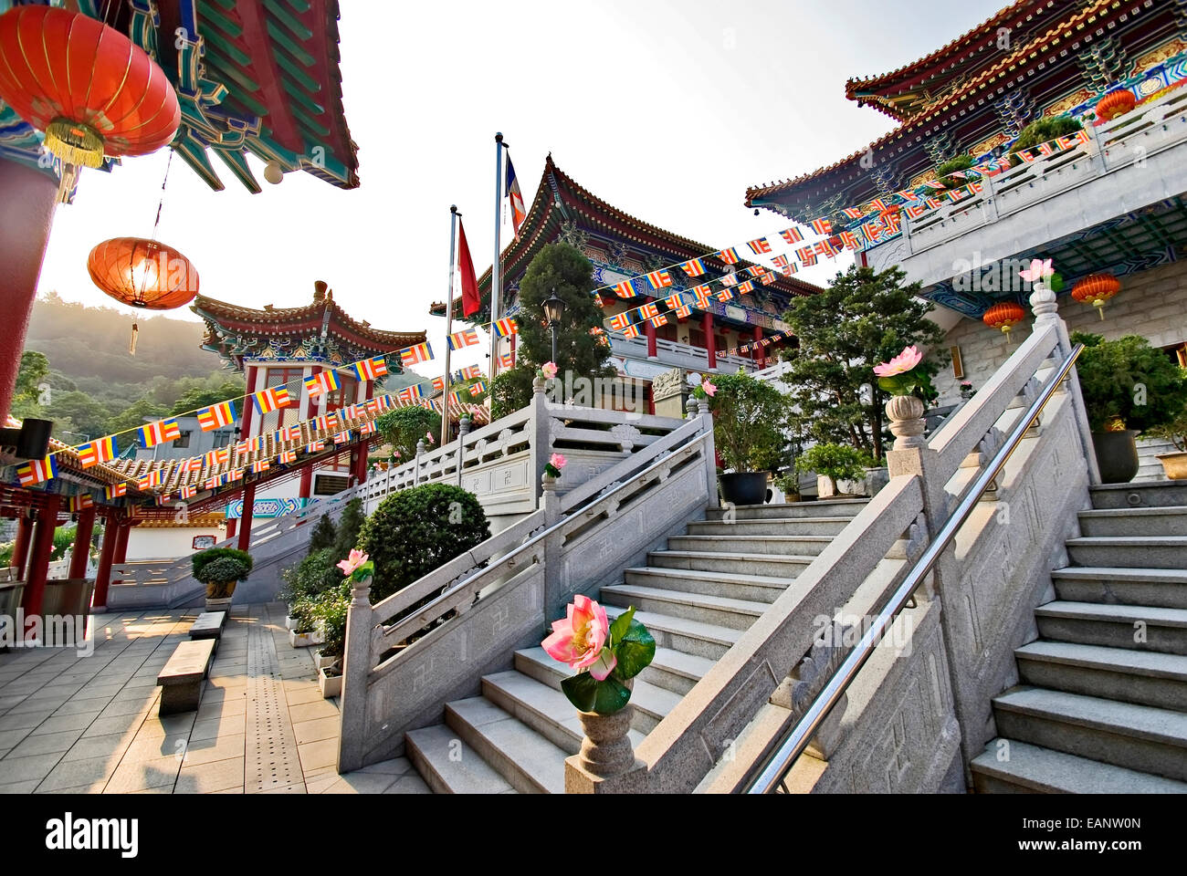 Monastero occidentale in Tsuen Wan, Hong Kong. Foto Stock