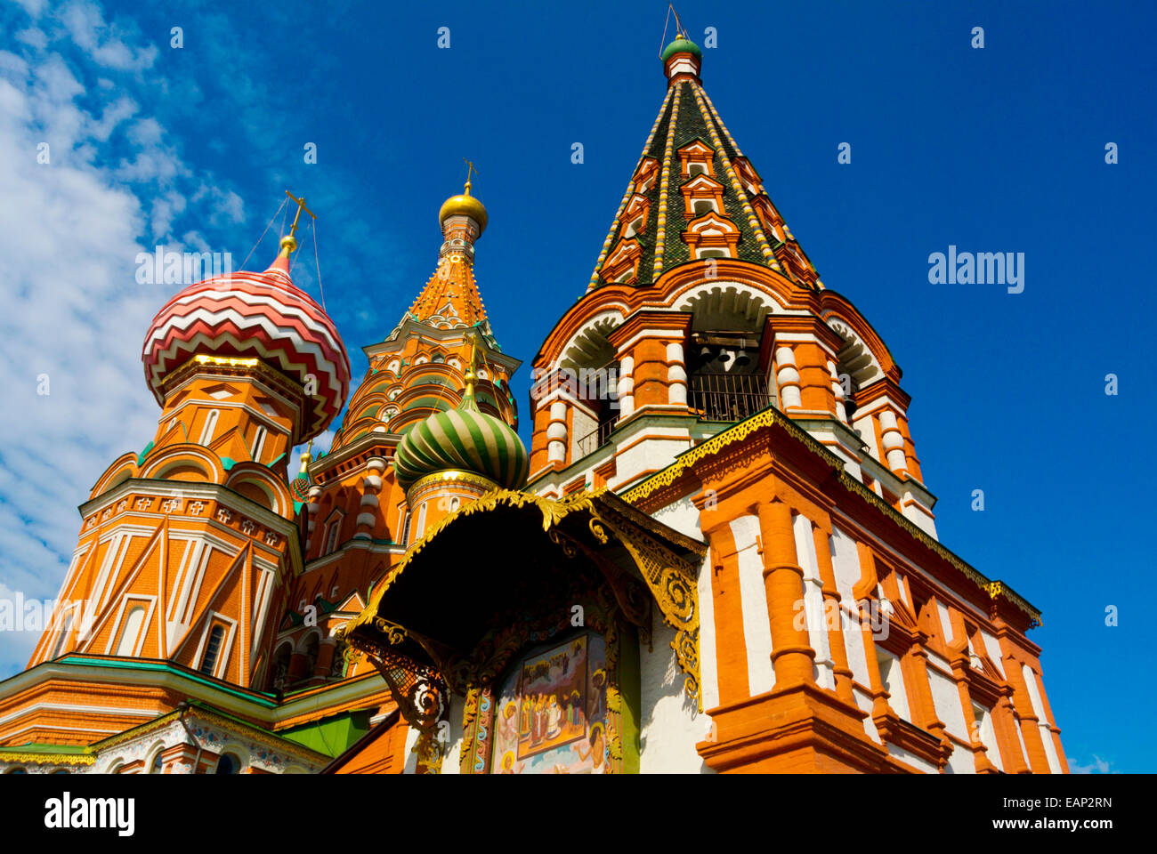 Cattedrale di San Basilio, piazza Rossa di Mosca, Russia, Europa Foto Stock