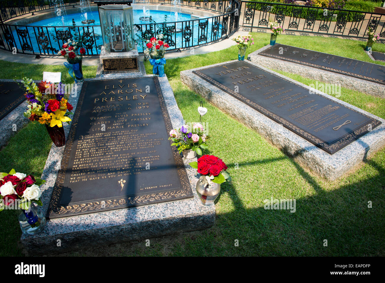 Graceland, Memphis, Tennessee Foto Stock