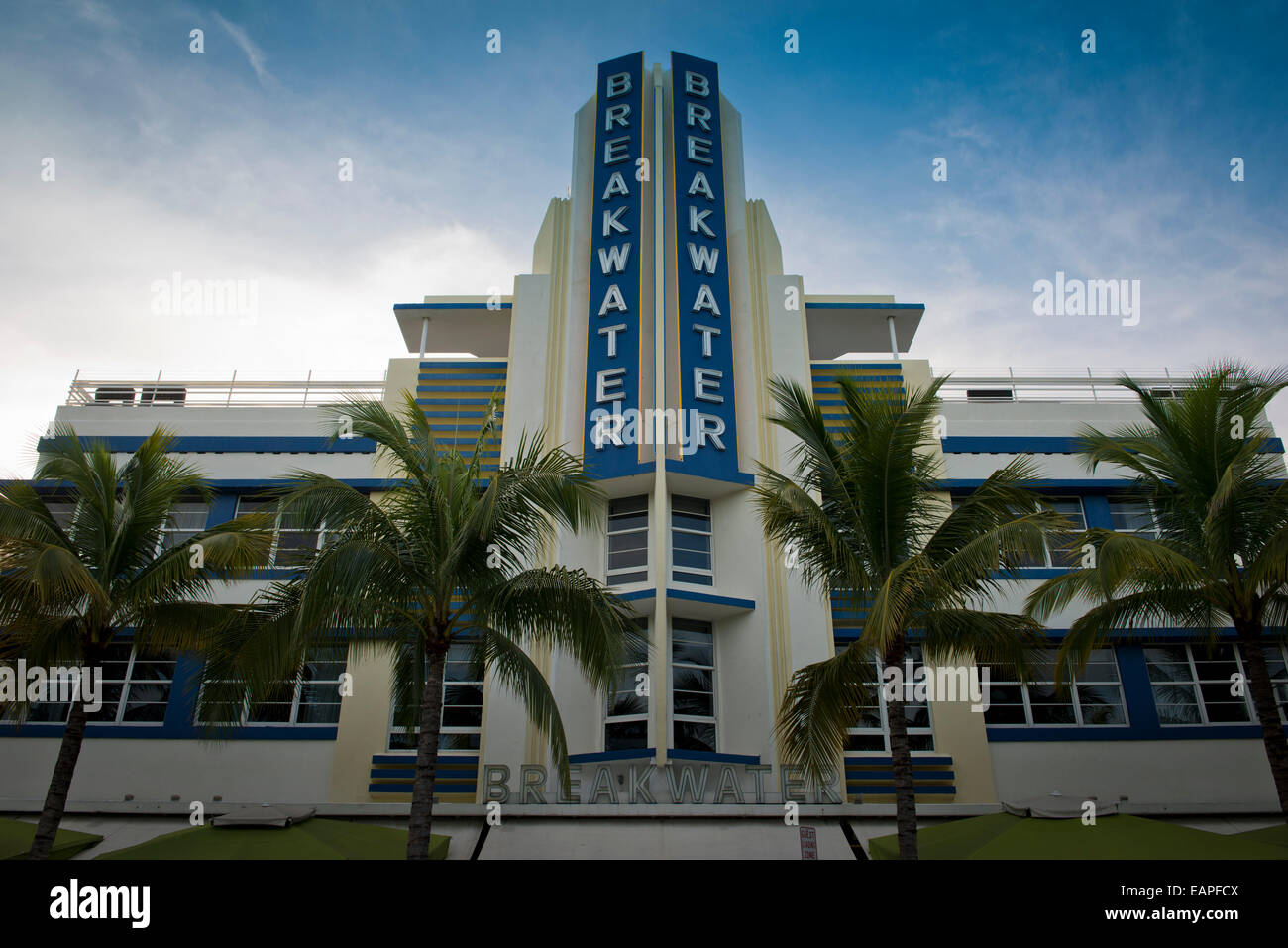 Edifici in stile Liberty. Miami Beach, Florida Foto Stock