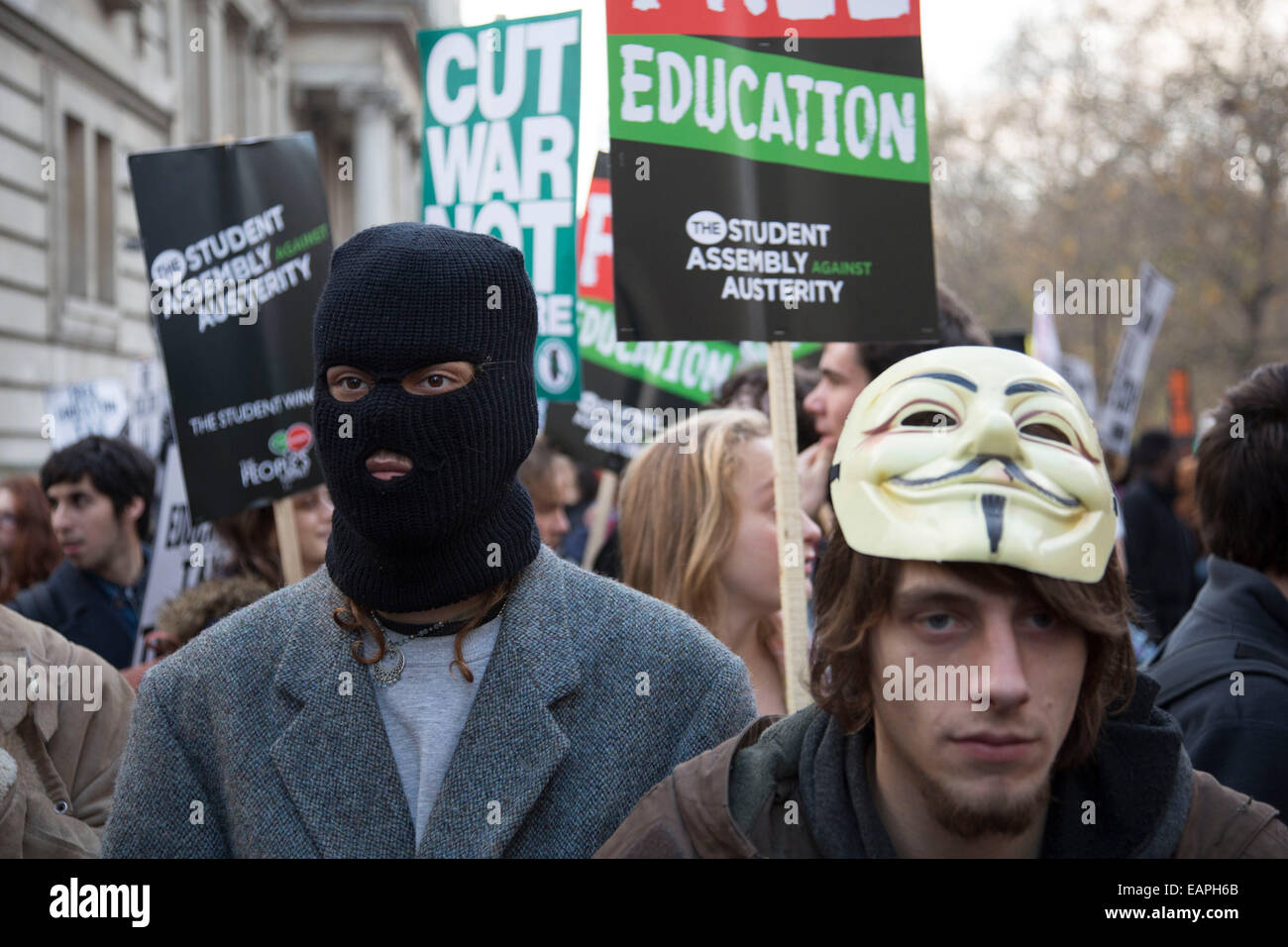 Balaclava Demonstration Immagini e Fotos Stock - Alamy