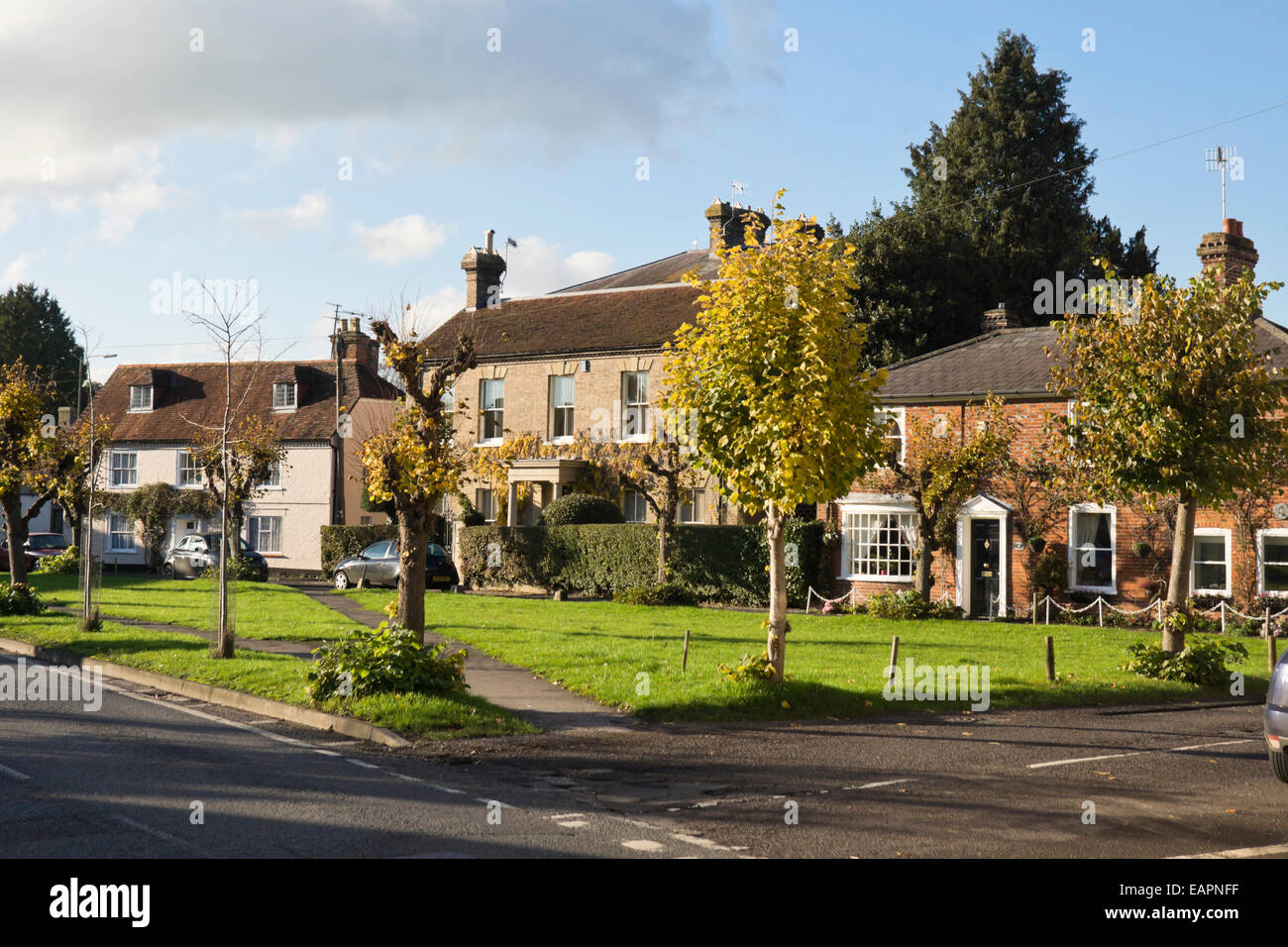 Wilton Wiltshire, Inghilterra UK villaggio verde Foto Stock