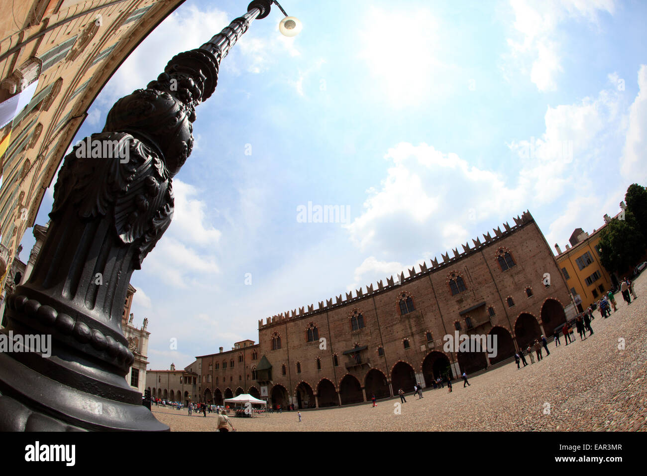 Il Palazzo Ducale, il Palazzo del Capitano, Mantova, Lombardia, Italia Foto Stock