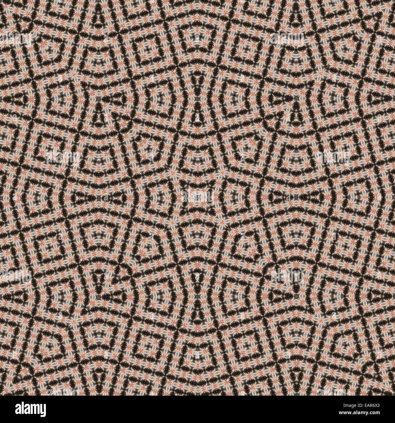 Abstract design decorativo modello di rosa e nero texture di piume Foto Stock
