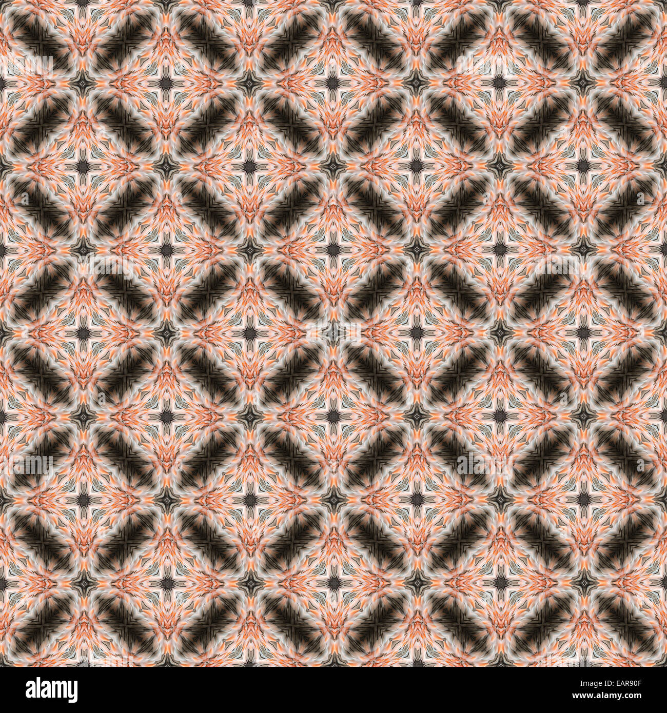 Abstract design decorativo modello di rosa e nero texture di piume Foto Stock