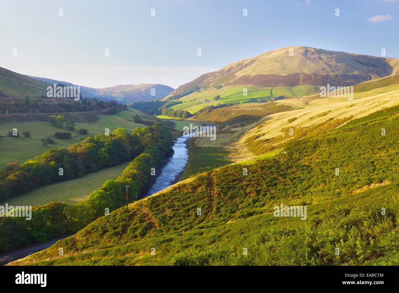 Lune Valley per diventare parte del Yorkshire Dales e il Lake District estesi parchi nazionali a partire dal mese di agosto 2016. Cumbria, Regno Unito. Foto Stock