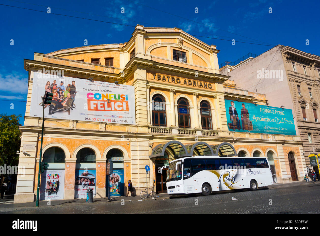 Teatro Adriano, teatro, Piazza Cavour, quartiere Prati di Roma, Italia Foto Stock