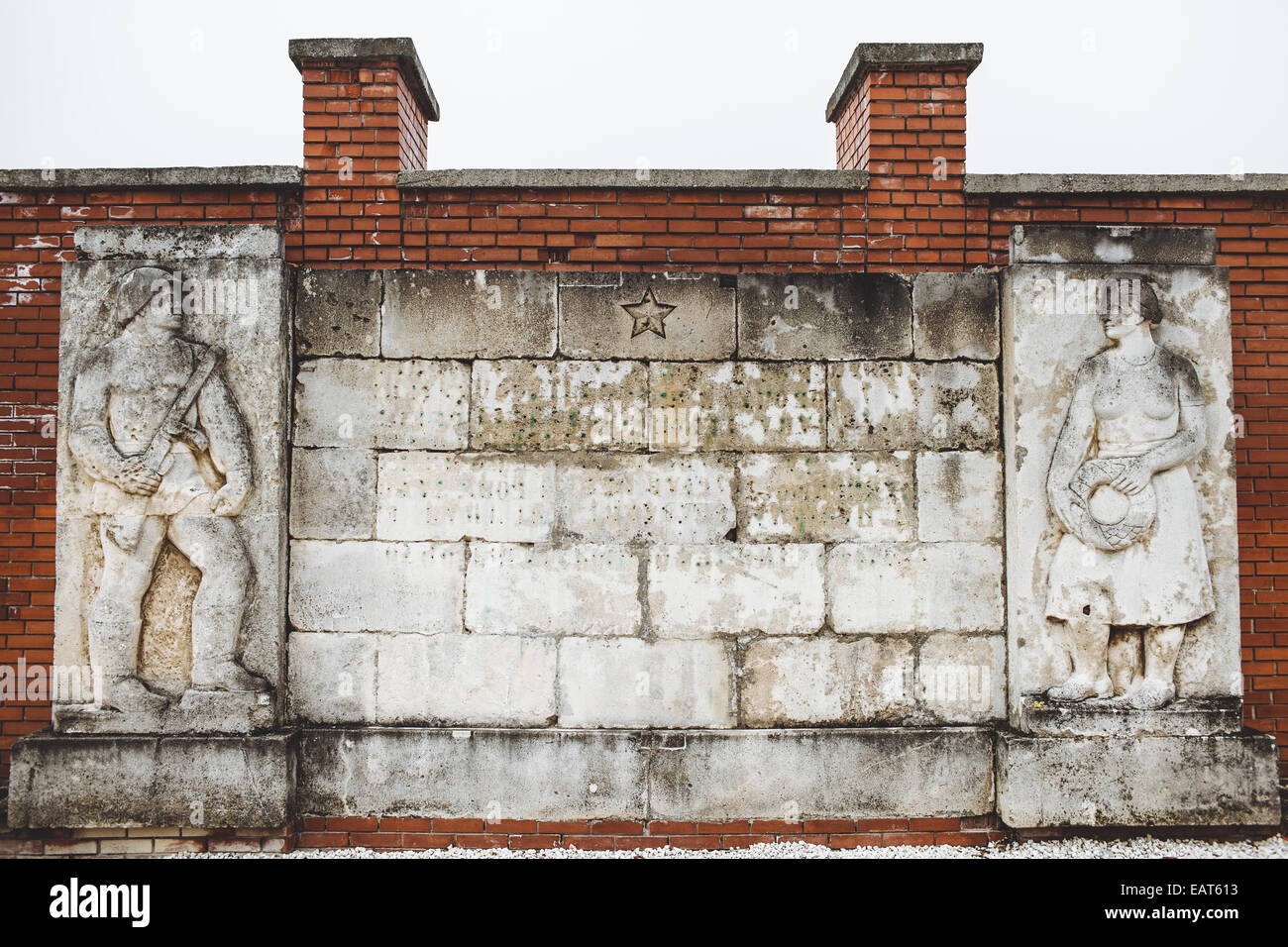 Memento Park a Budapest, Ungheria. Dopo il crollo del regime comunista in Ungheria nel 1989, pubblica le statue e monumenti w Foto Stock