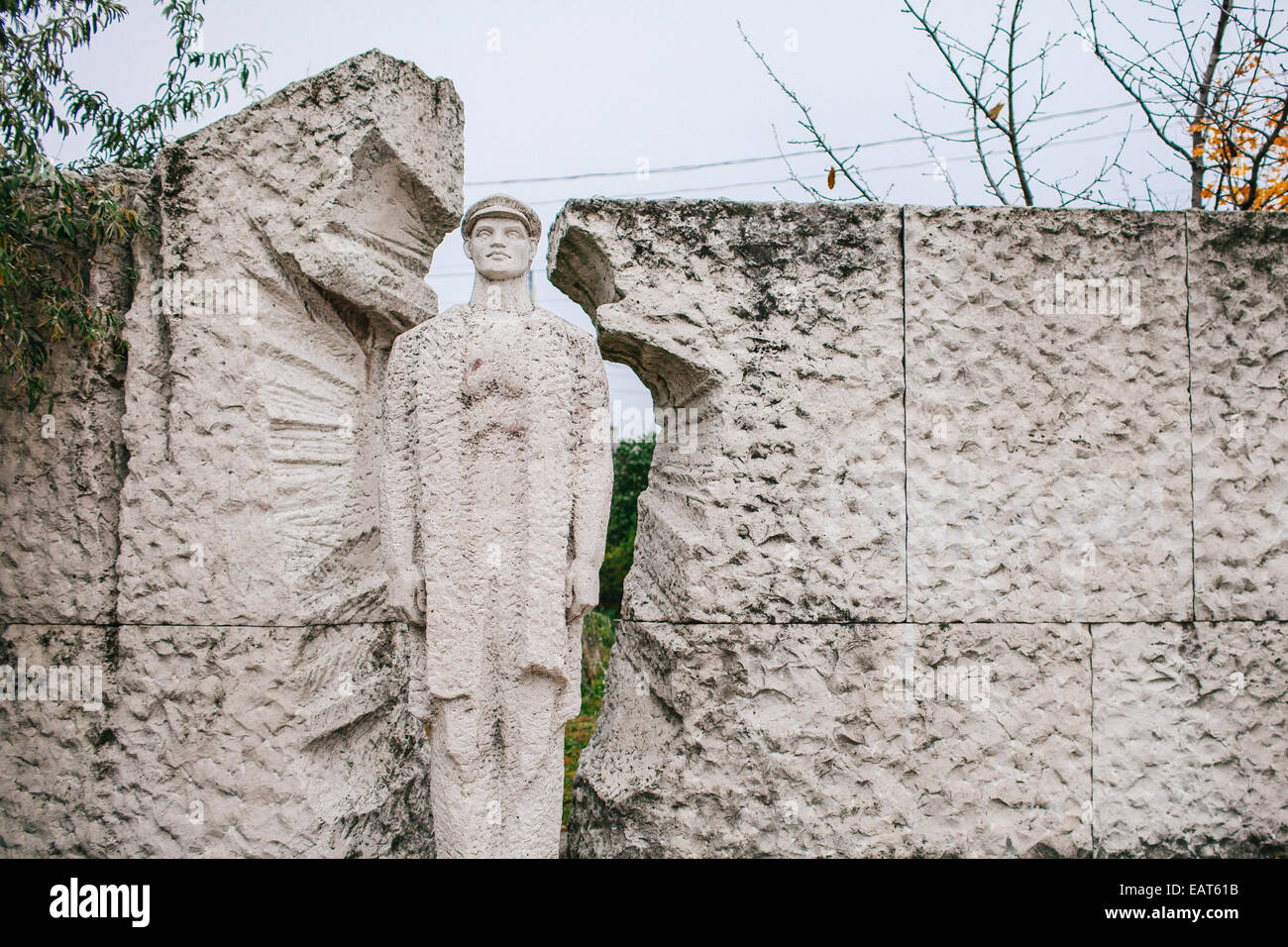Memento Park a Budapest, Ungheria. Dopo il crollo del regime comunista in Ungheria nel 1989, pubblica le statue e monumenti w Foto Stock