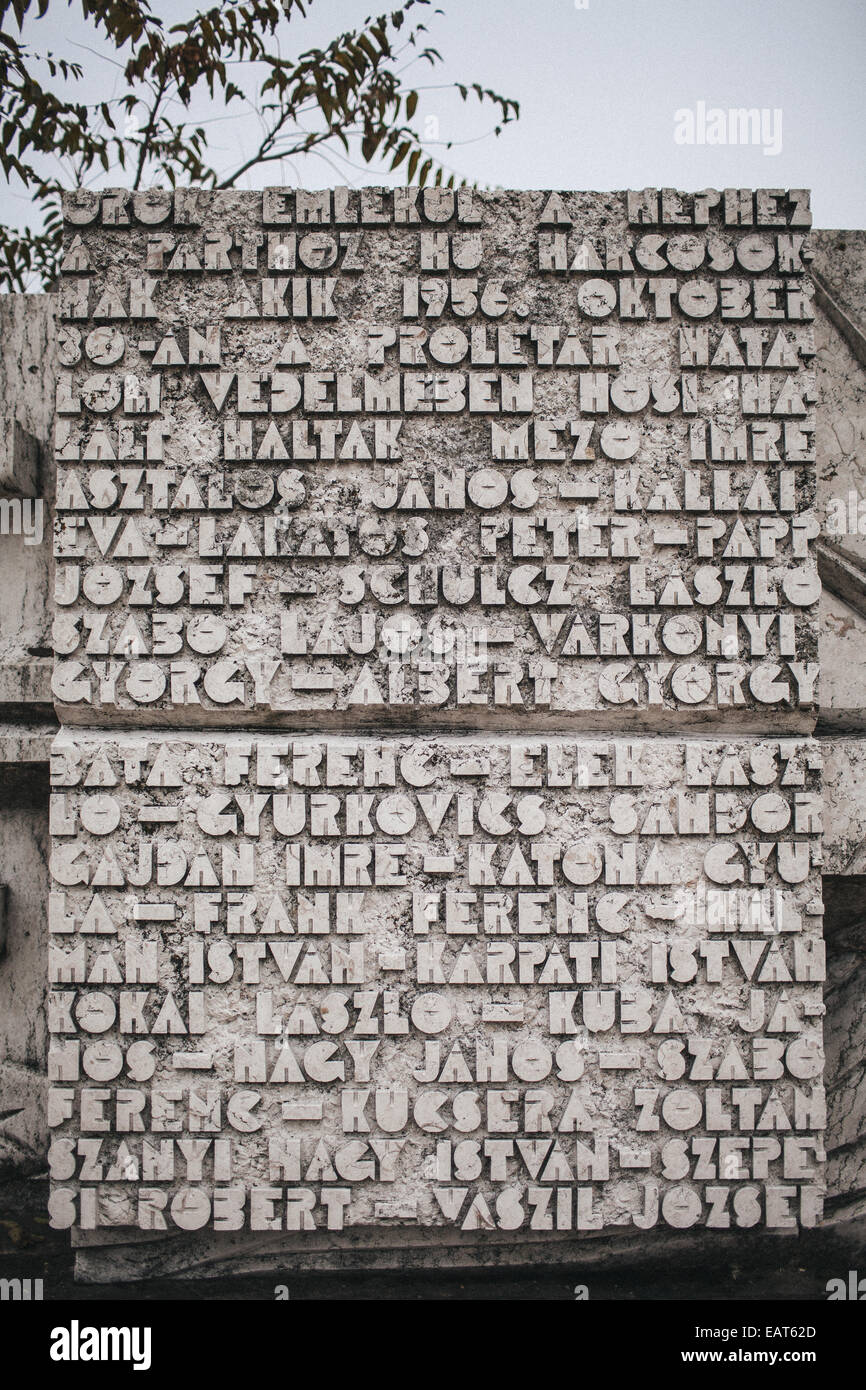 Memento Park a Budapest, Ungheria. Dopo il crollo del regime comunista in Ungheria nel 1989, pubblica le statue e monumenti w Foto Stock