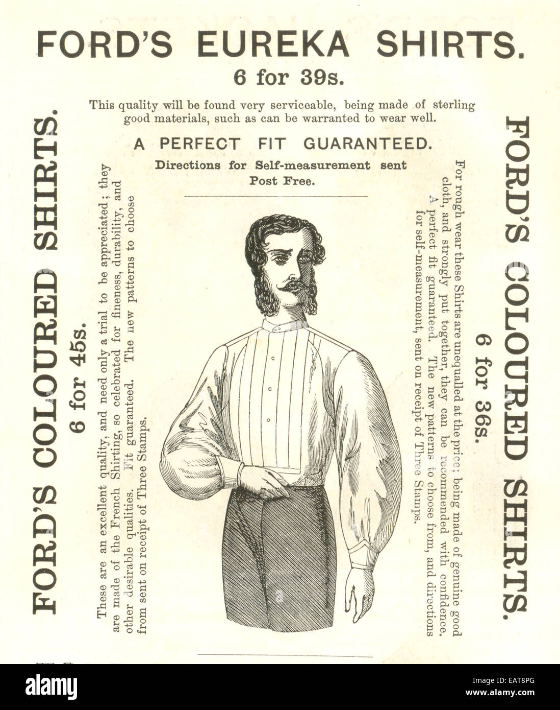 Pubblicità per la Ford di magliette di Eureka Foto Stock