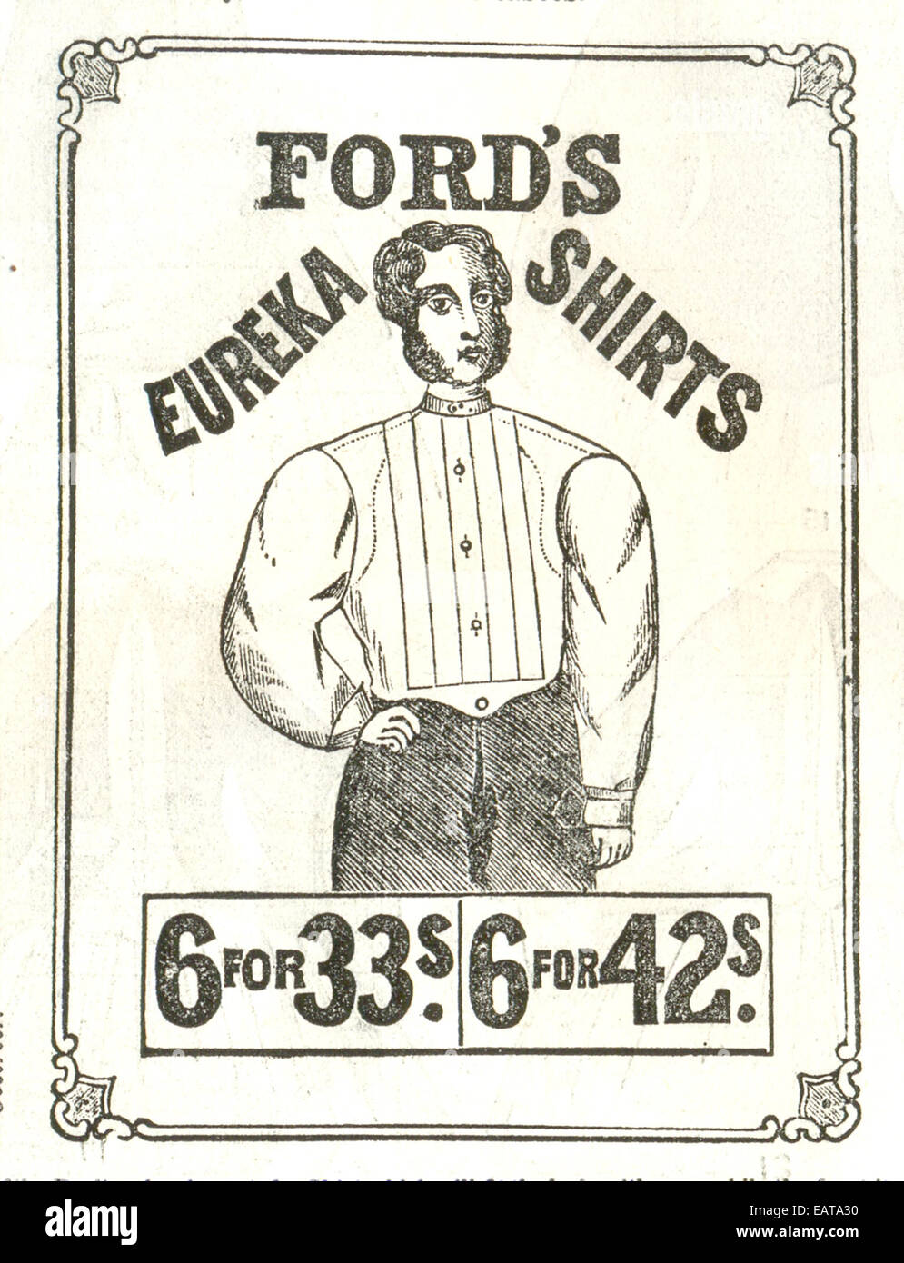 Pubblicità per la Ford di magliette di Eureka Foto Stock