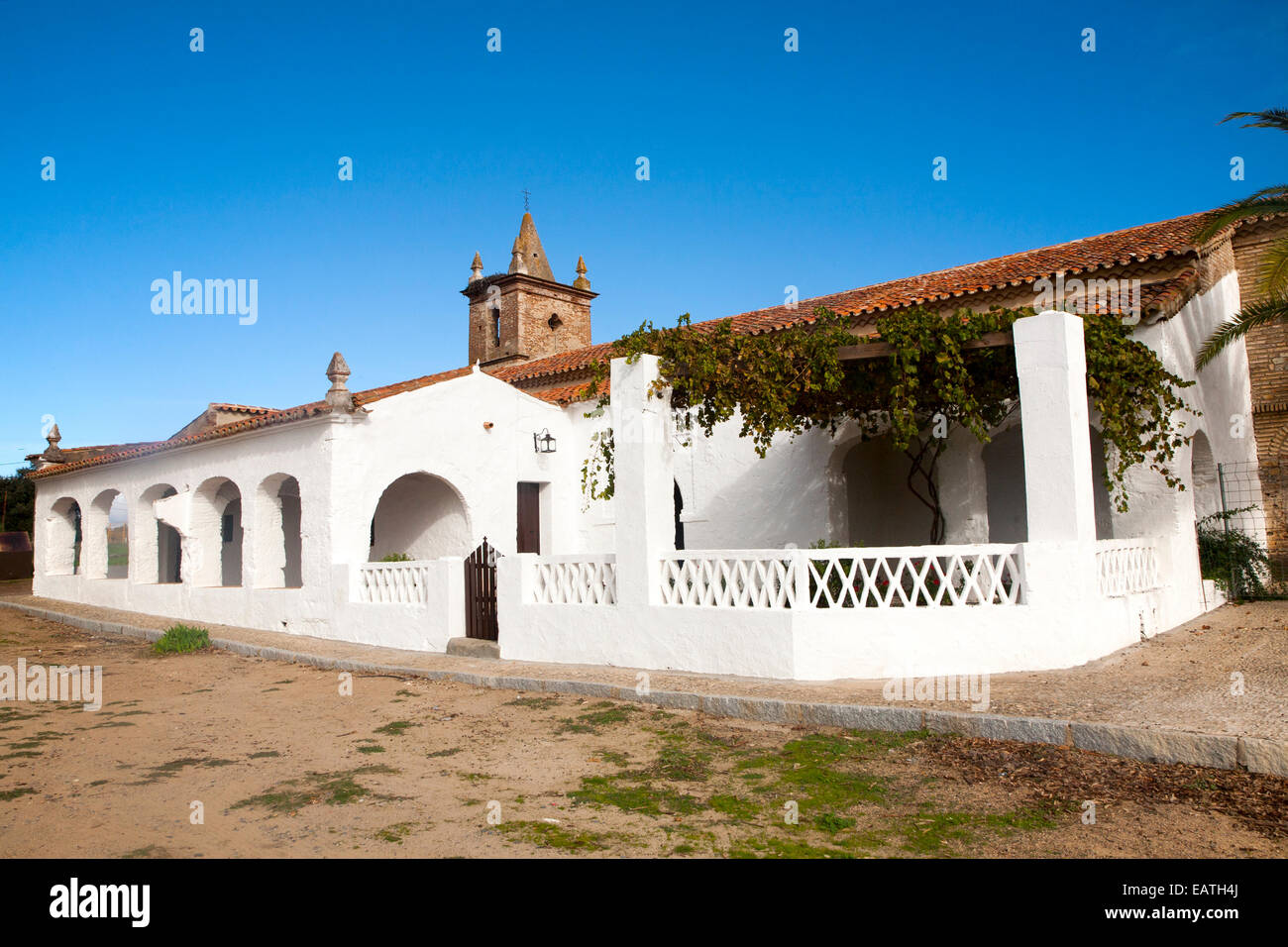 Ermita de San Mames, Aroche, provincia di Huelva, Spagna Foto Stock